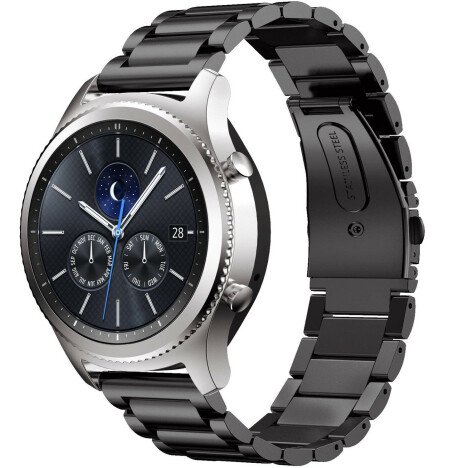 Curea metalica Smartwatch Samsung Galaxy Watch 4, Watch 4 Classic, Gear S2, iUni 20 mm Otel Inoxidab